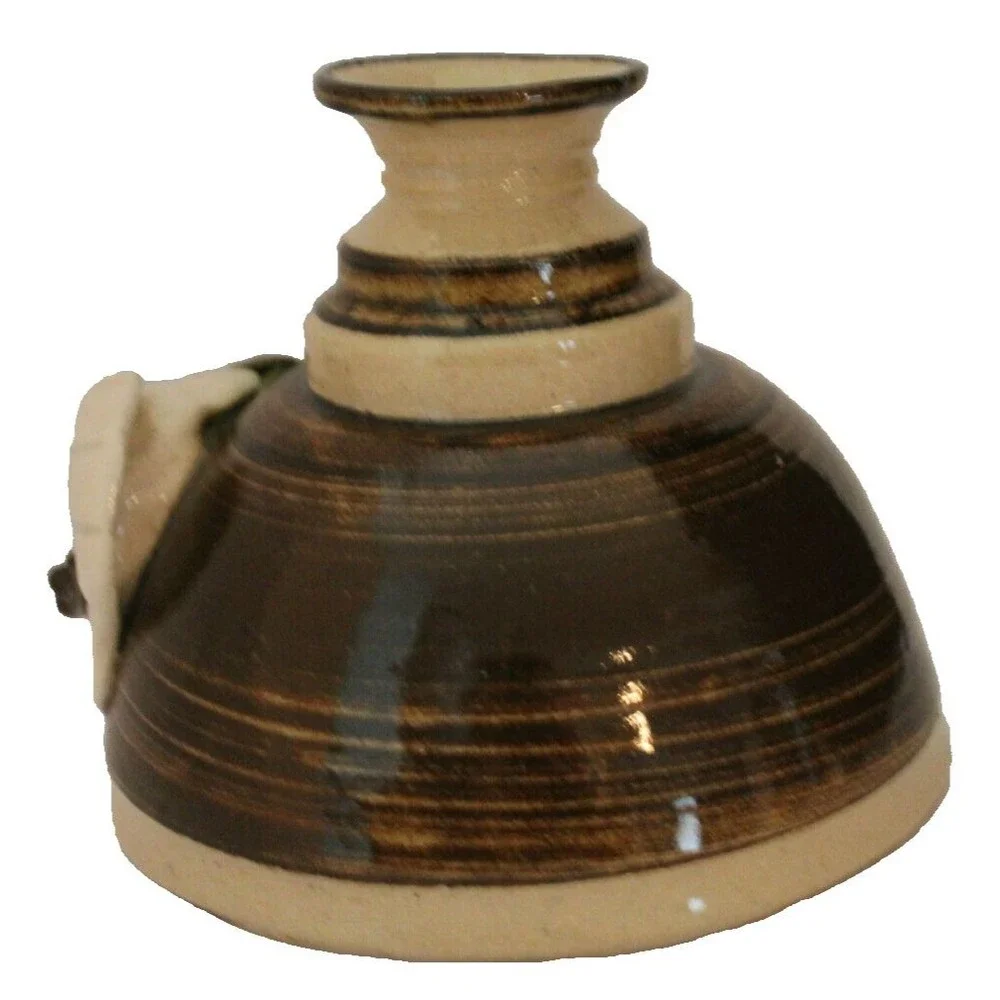Studio Pottery American Handmade Art Vase - Unique One of a Kind, Dated 1997